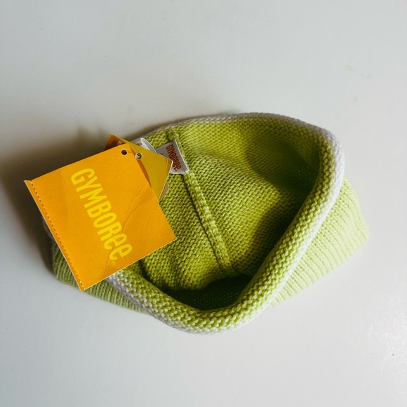Gymboree Green Pea Hat Does Your Garden Grow? Collection Sz 6-12 mths Unisex New - Picture 5 of 5